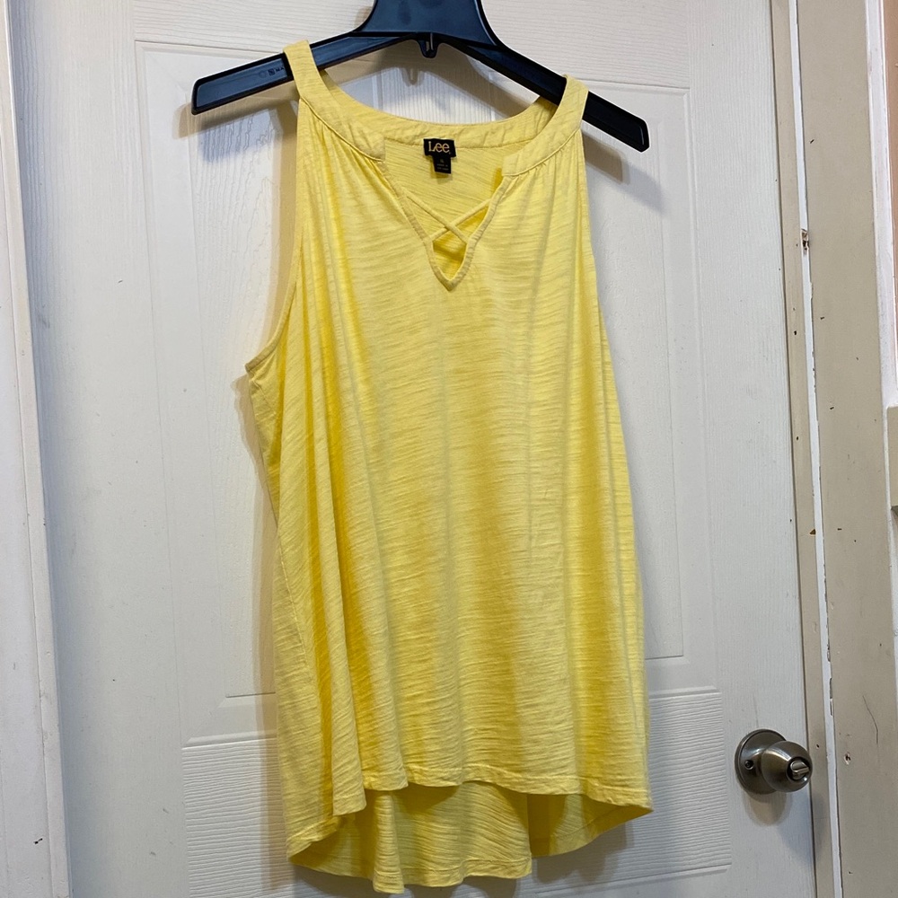 Lee Bright Yellow Tank Top
